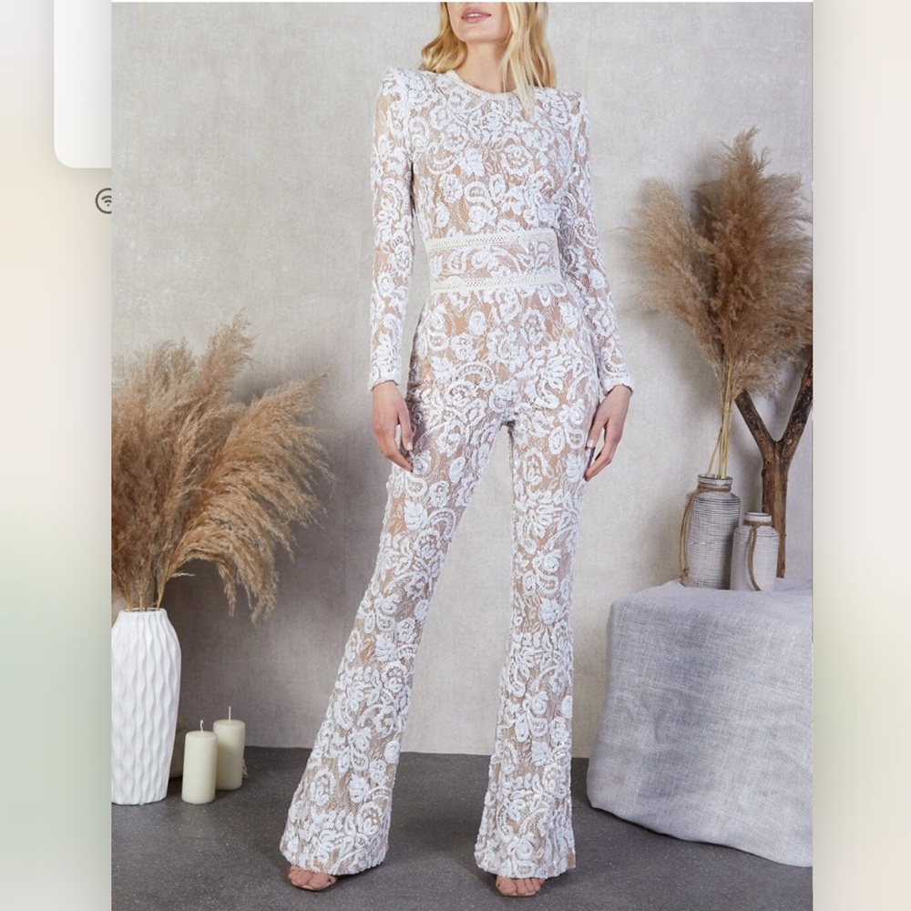 BELLA WHITE JUMPSUIT